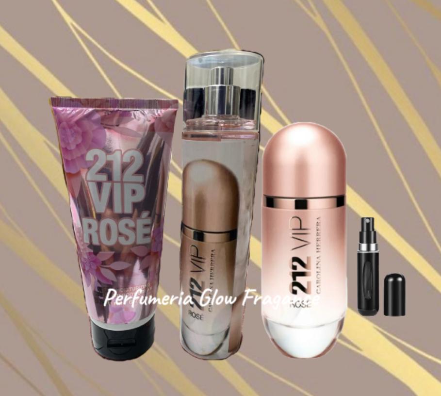 212 ROSE CREMA Y ACRILICO